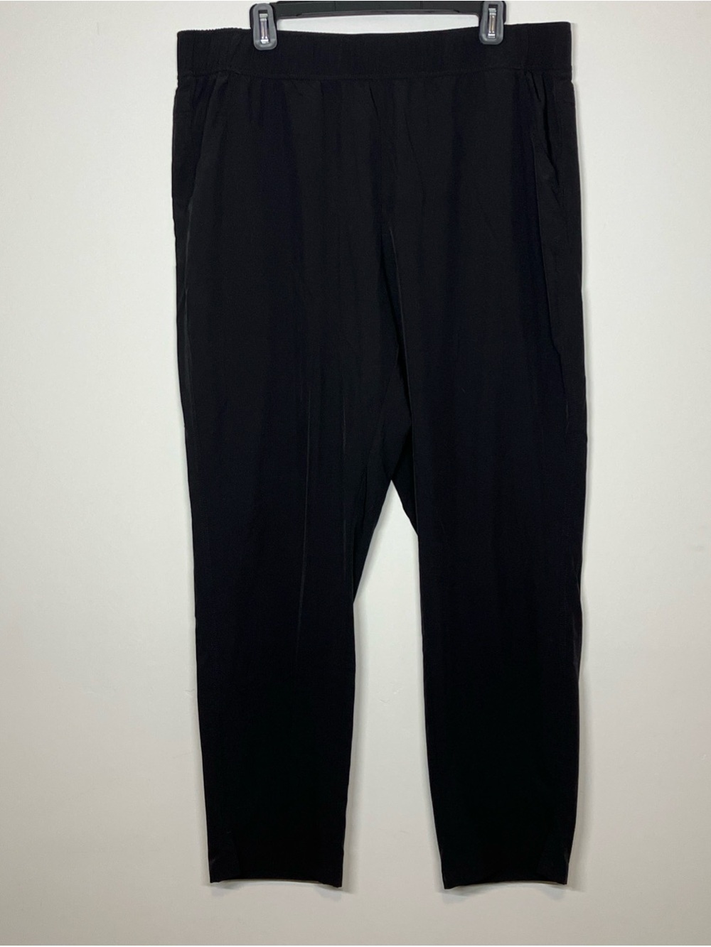 Eddie Bauer Pants Traveler Ankle 1583701 Pull on Lightweight Black Womens' XL
